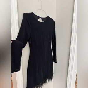 Francesca’s Black Holiday Dress